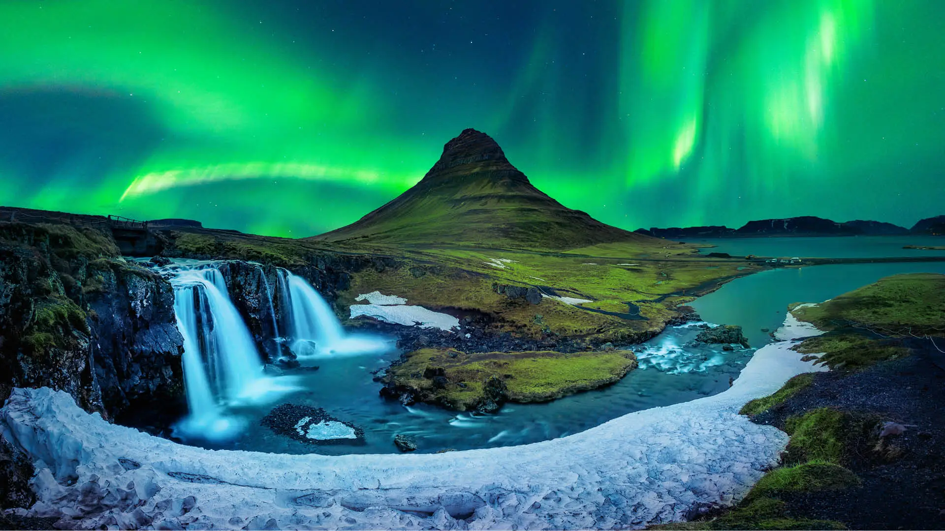 Auroras boreales en Islandia